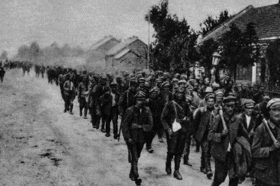 Jeńcy bolszewiccy w 1920 roku