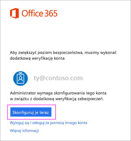 Kliknij pozycję Skonfiguruj je teraz.